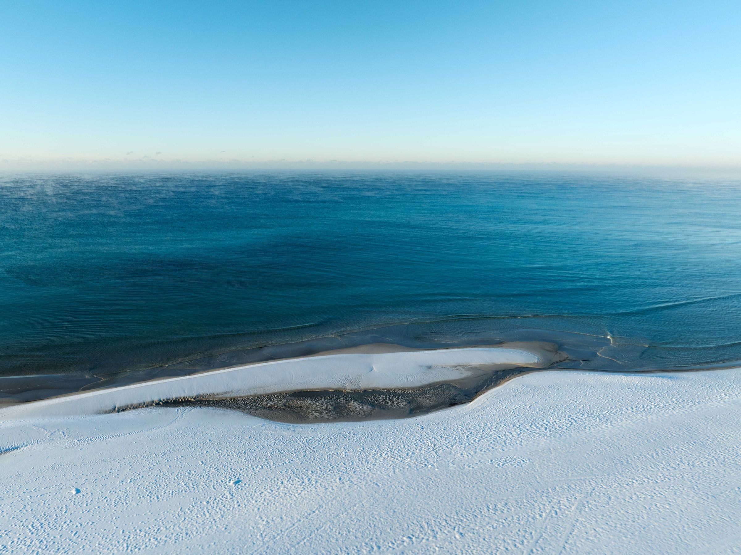 Once in a Lifetime: Snow Transform's Florida's Beaches