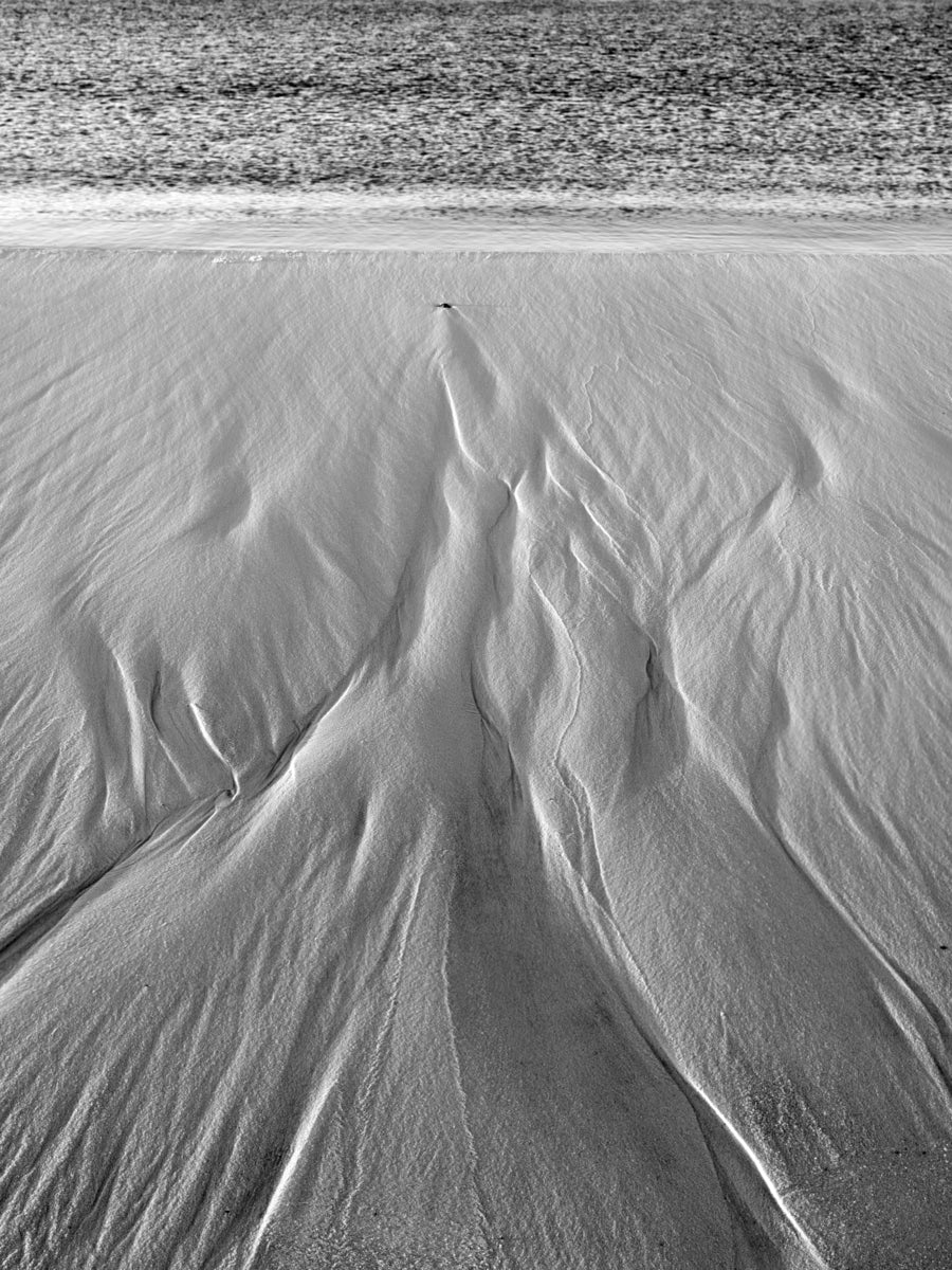 Veins of Sand No. 1, Edition 8/12, Cool White Frame